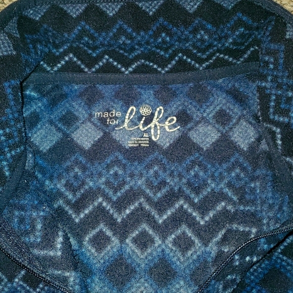 Made for Life Fleece Zip Up Jacket XL - Picture 4 of 4